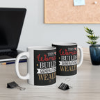 This Woman Builds Generational Wealth – Black & Gold Ceramic Mug (11oz & 15oz)