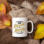 This Brew is Blessed & Highly Caffeinated - Coffee Lover’s Mug (11oz, 15oz)